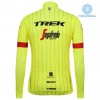 Maillot vélo 2018 Trek-Segafredo Hiver Thermal Fleece N002